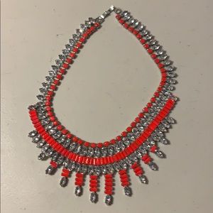 Neon and Rhinestone necklace